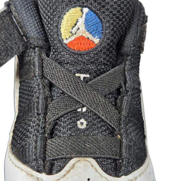 Nike Jordan 6 Rings Shoes Toddler Size 4C White Black Crater Easy On DV3179-100 - Picture 8 of 10